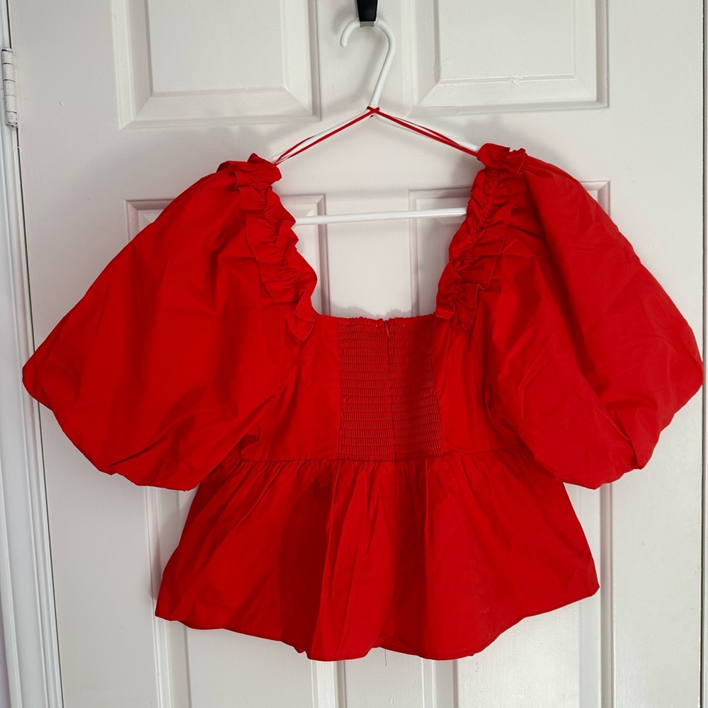 English Factory Sweet Heart To Ruffle Top - Picture 7 of 9
